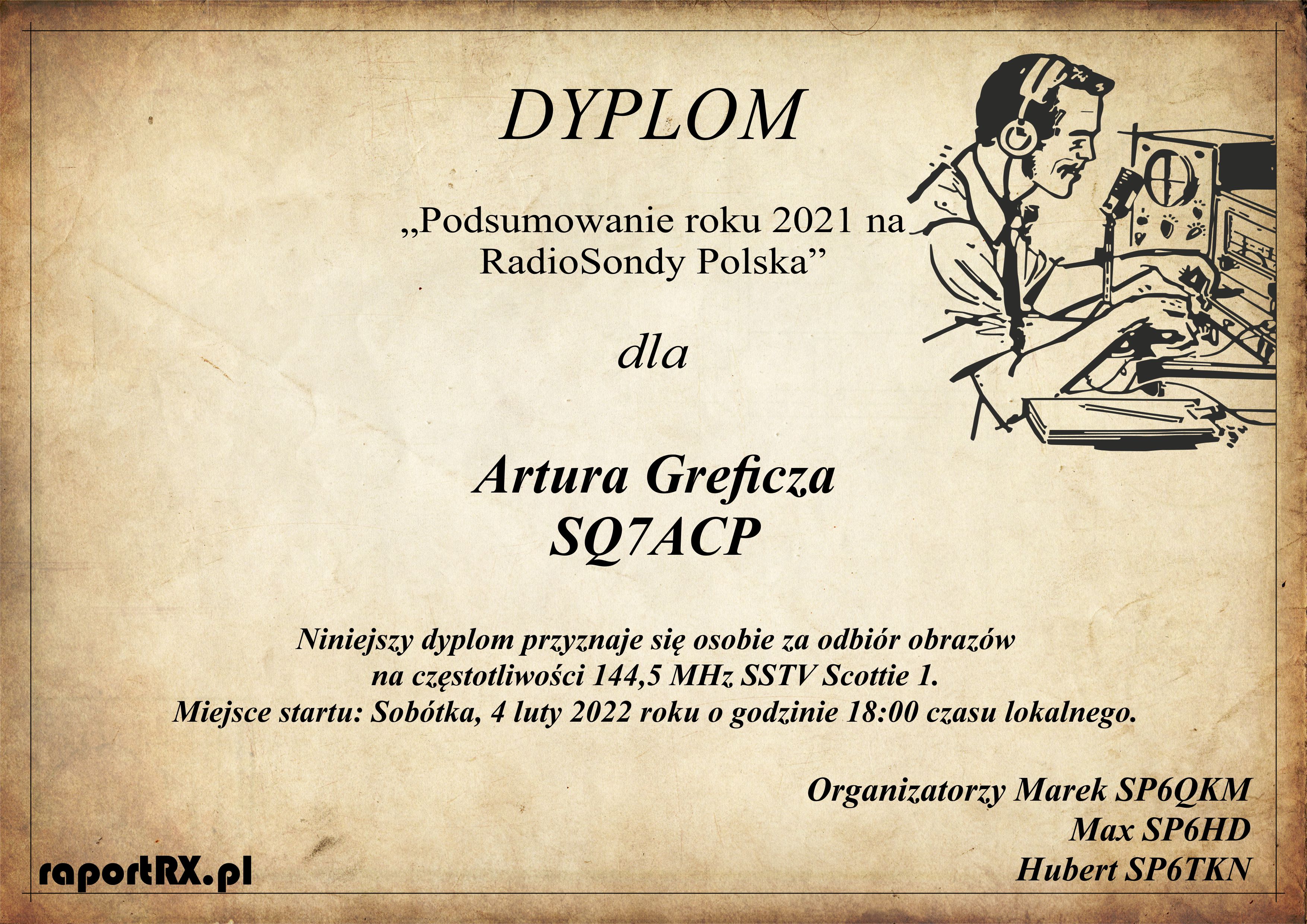 DYPLOM_RADIOSONDY_POLSKA