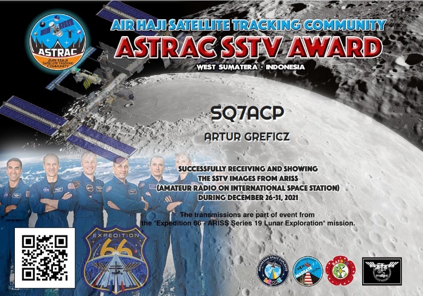 ASTRAC-SSTV-AWARD